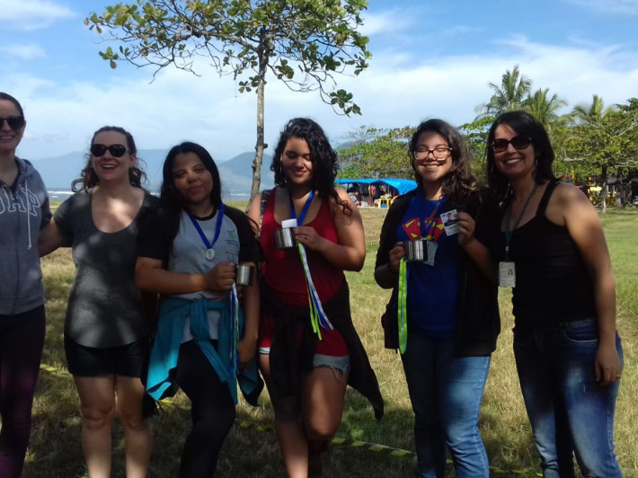 As Campeãs na categoria feminino